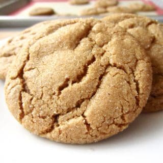 Chewy Ginger Snaps recipe with cinnamon, molasses, and of course ginger. These cookies are addicting and perfect for fall.