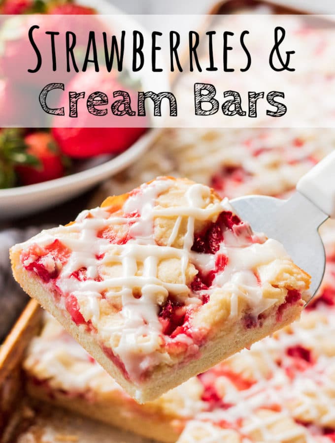 Strawberries and Cream Bars