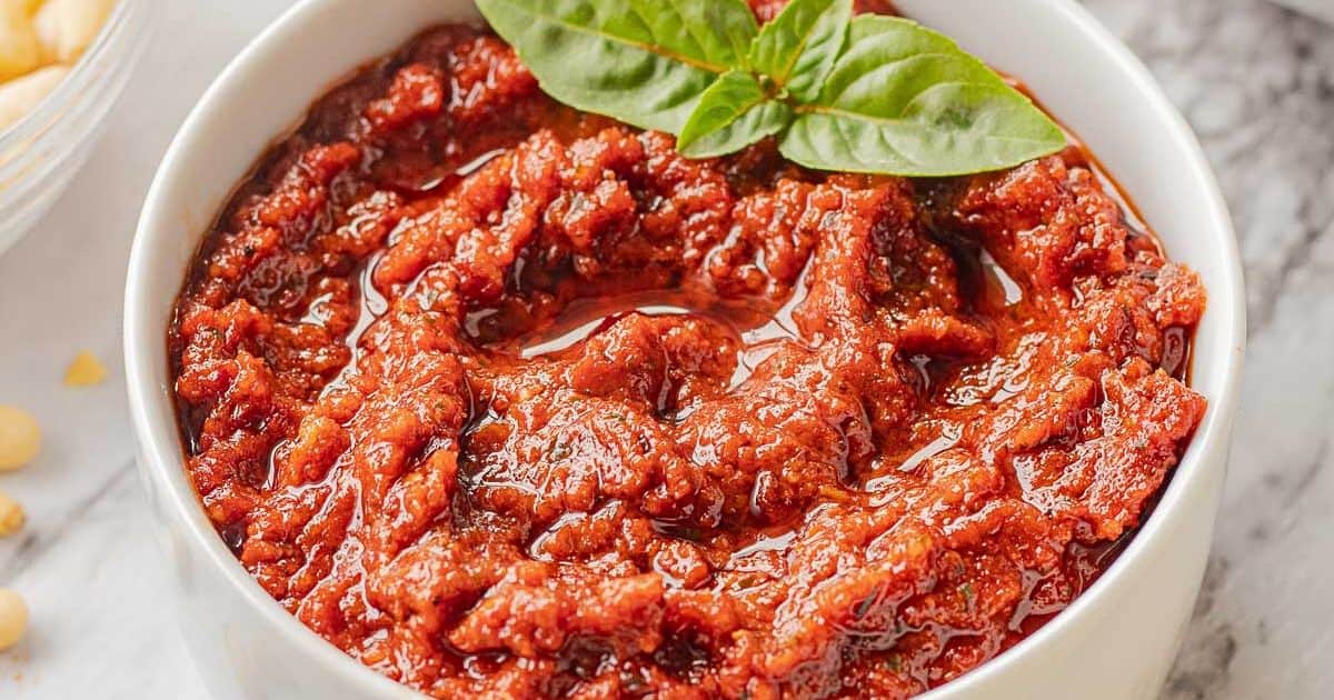 red pesto dressing Sun Dried Tomato Pesto {Red Pesto}