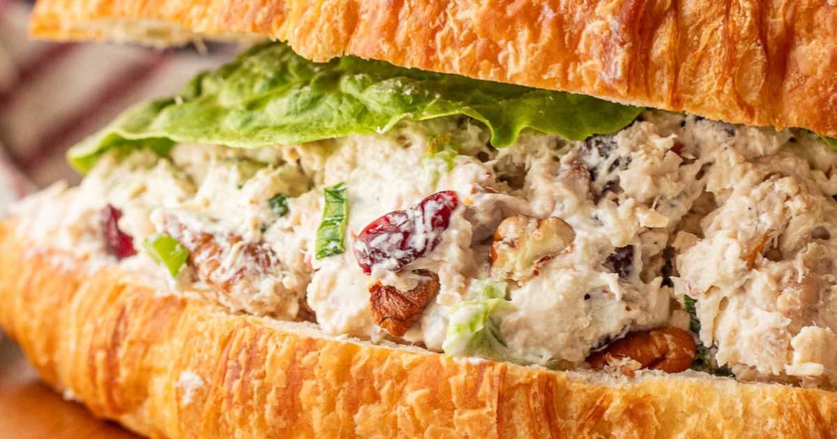 Cranberry Chicken Pecan Salad | Eat Dessert Snack